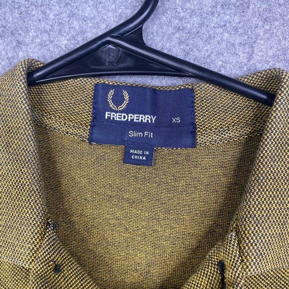 Fred Perry Polo Shirt Mens XS Slim Fit Twin Tipped Pique Logo Preppy - Picture 3 of 9